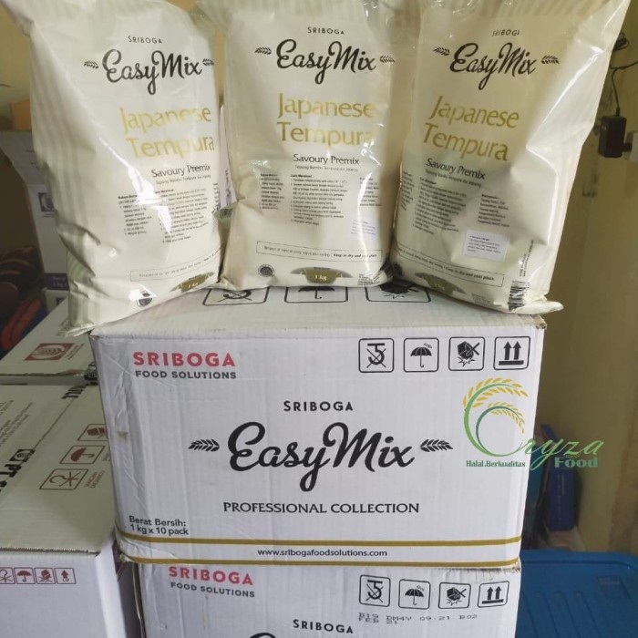 

cs777vv Tepung Premix Sriboga Easymix Japanese Tempura 1Kg (Non Repack) Da01D100
