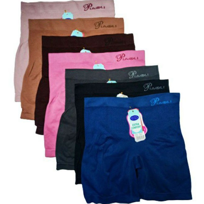 Piaoli Celana Dalam Wanita 2in1 | Celana Short Rajut Jumbo