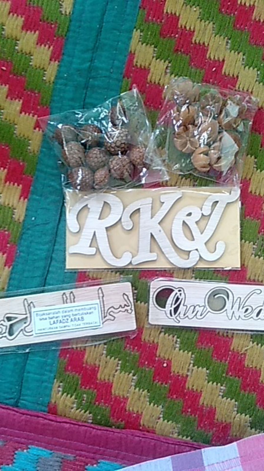 Rs 10 X 3 Cm Arab Bismillah Pls Mdf / Chipboard / Triplex Mahar Seserahan