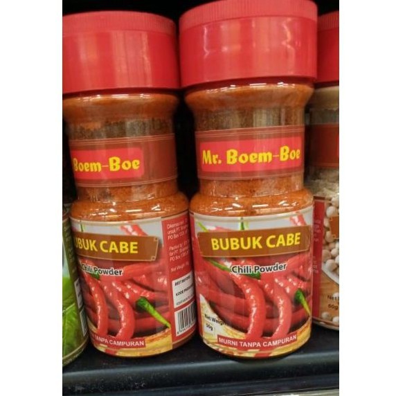 

cabe bubuk mr bamboe 50 gram murah