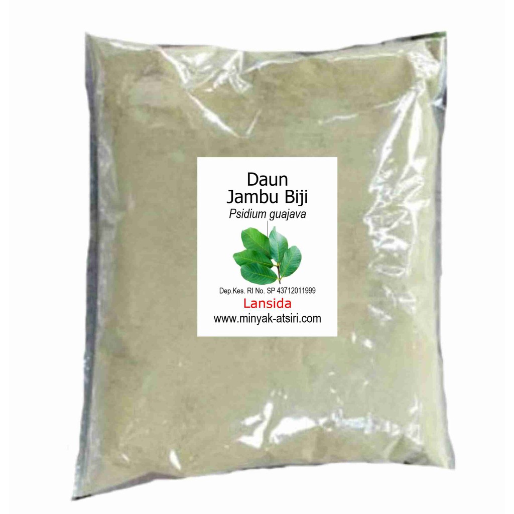 Bubuk Daun Jambu Biji 500 g Serbuk Murni Simplisia Psidium guajava Powder