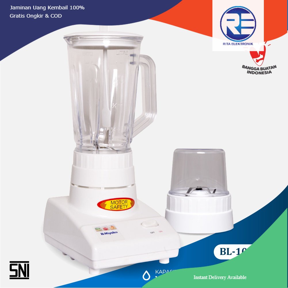 Blender Miyako 1 Liter BL-101 PL/BL-301 PL