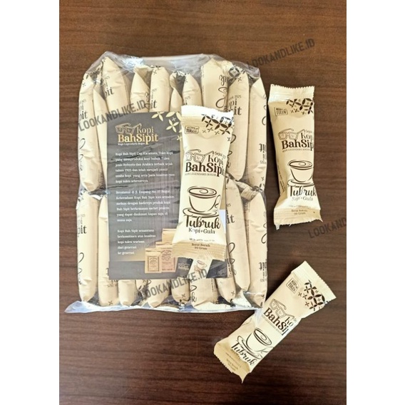 

KOPI PLUS GULA Bah Sipit Isi 20 Sachet x 20 Gram Kopi Legendaris Bogor Halal Enak dan Harum