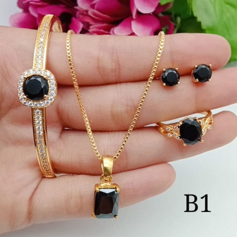 promo set perhisan wanita lapis emas 24k impor terbaru