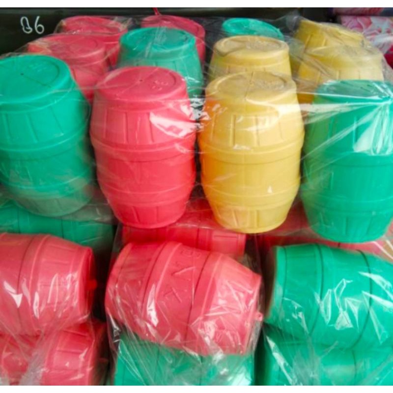 Celengan plastik kecil 1 lusin isi 12 pcs