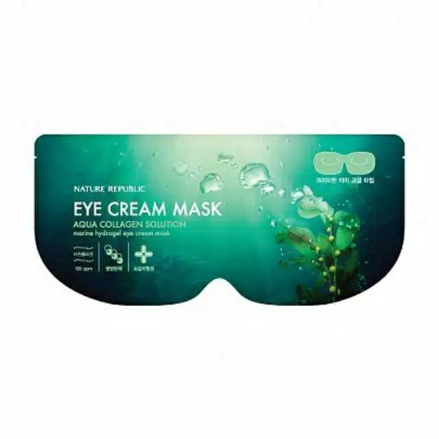 Nature republic aqua collagen solution marine hydrigel eye cream mask
