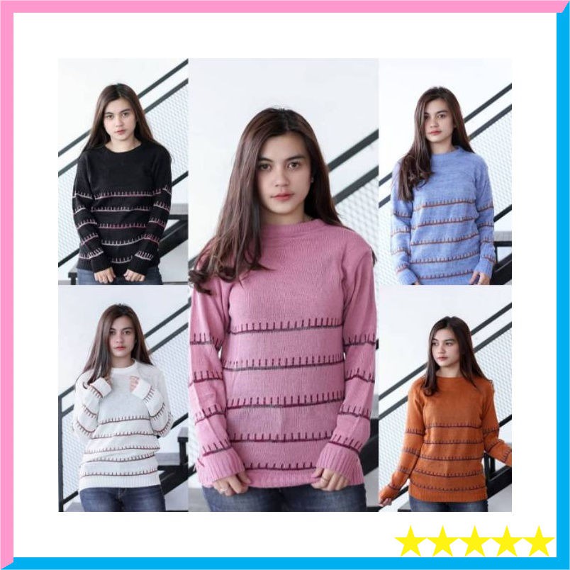 Terbaru  Deluna Sweater Rajut