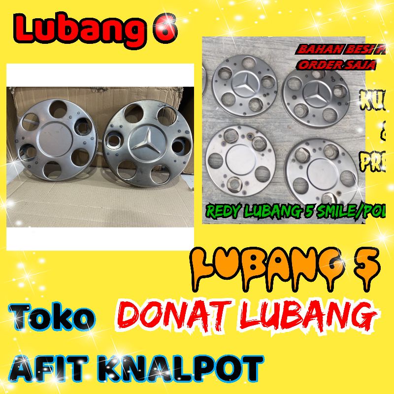 2 biji weldop depan wildop depan ring donat lubang 5 lubang 6