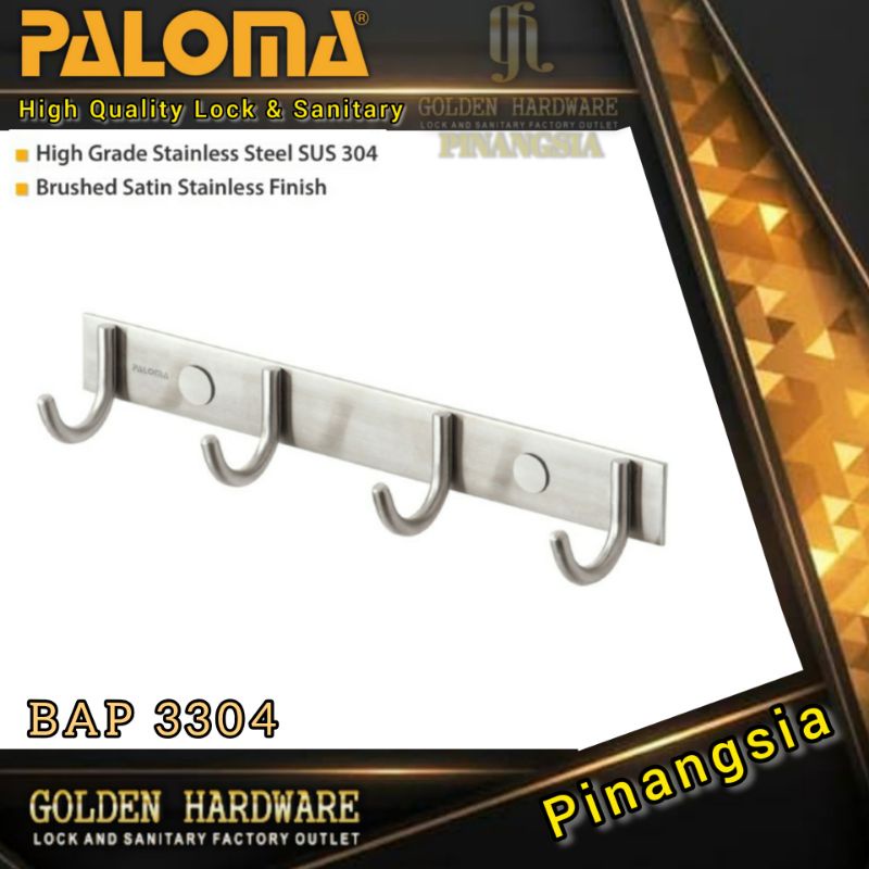 KAPSTOCK GANTUNGAN BAJU KAPSTOK STAINLESS STEEL KAPSTOK PALOMA BAP 3304