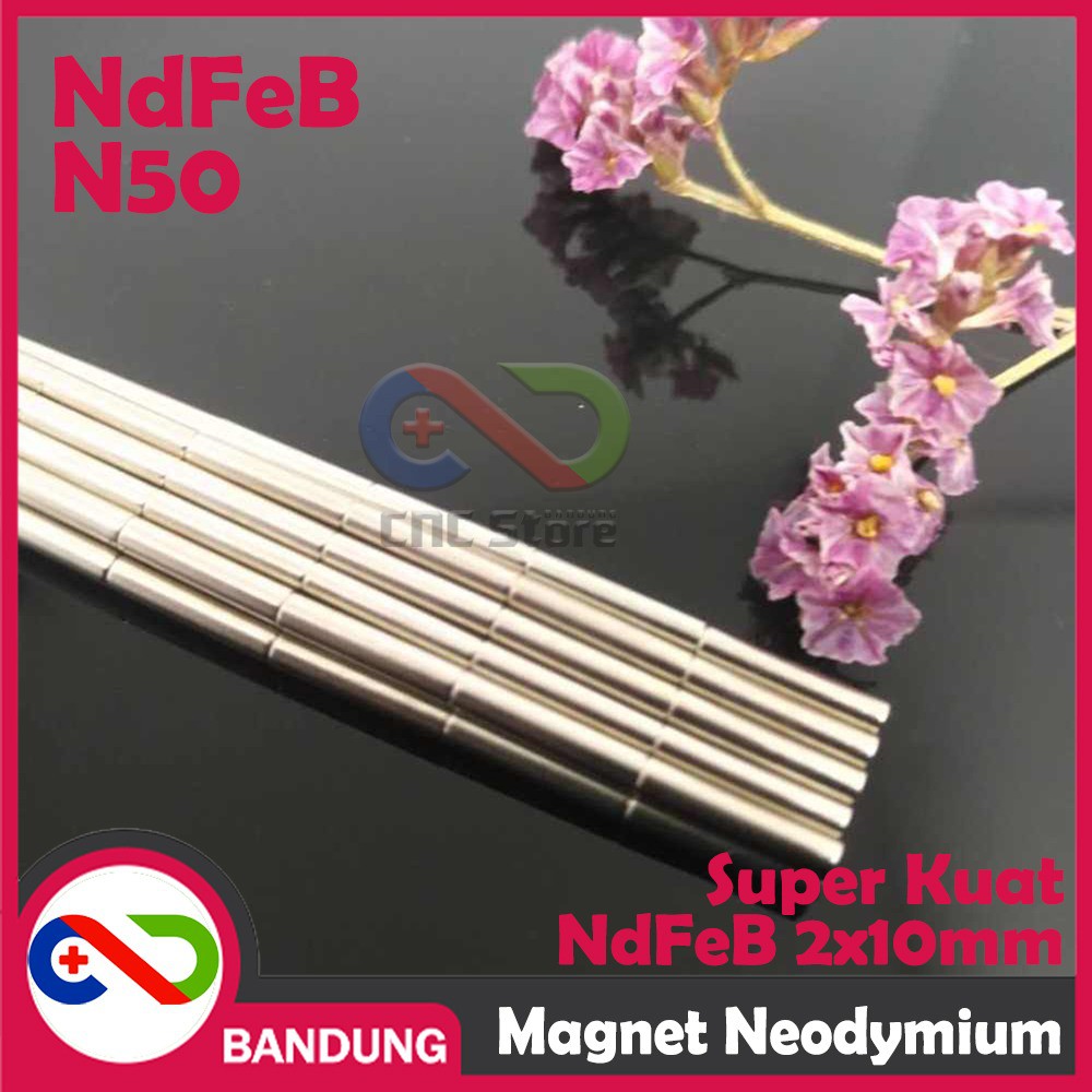 MAGNET NEODYMIUM NDFEB BULAT PERMANEN 2X10MM