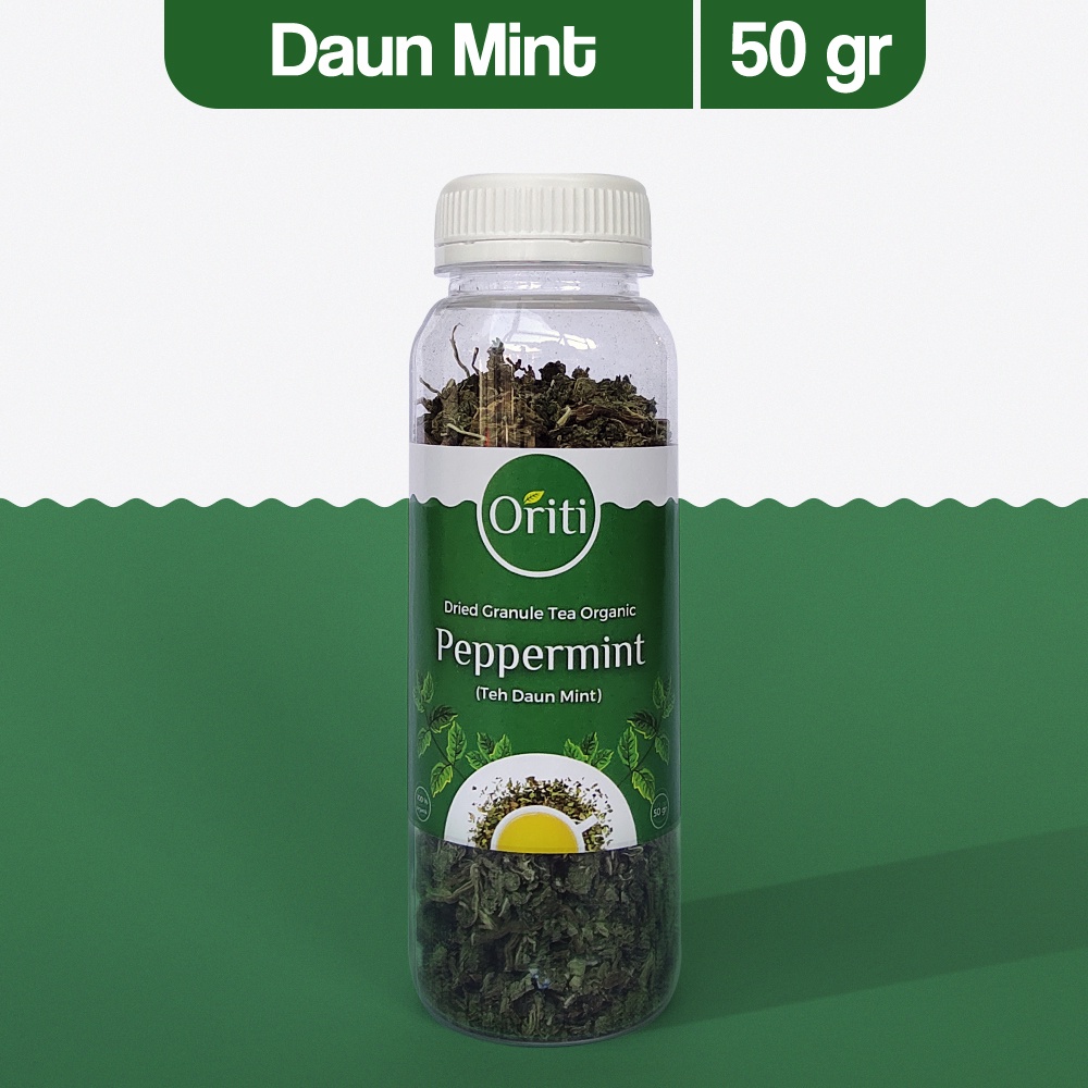 

PEPPERMINT TEA | Teh Daun Mint | 50 gr | Teh Asli | Teh Premium | Oriti