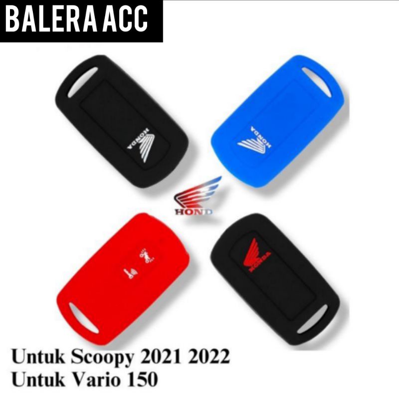 silikon case sarung remote keyless Honda scoopy 2021 2022 Dan vario 150