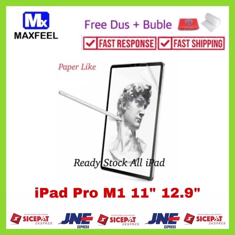 MAXFEEL Paper Like Paperlike iPad Pro 2021 M1 11 inch 12.9 inch paperlike ipas pro11 2021 ipad pro 1