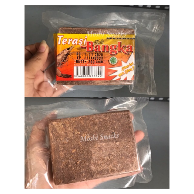 

Terasi Udang Asli Bangka 200gr / Terasi Udang Samudra Jaya Bangka
