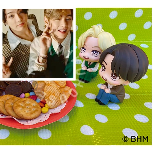 LEHER BISA DIPUTAR TINYTAN RUKAPPU DYNAMITE VER FIGURE OFFICIAL BTS BT21 JAPAN JEPANG LIMITED