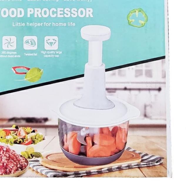 Blender Manual Tekan Food Processor Pencacah Daging Chopper Serbaguna Jumbo