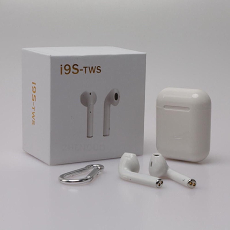 HANDSFREE BLUETOOTH TWS i 9 S PACKING IMPORT GRADE ORI SPORT TRUE EARPHONE PROMO SEN