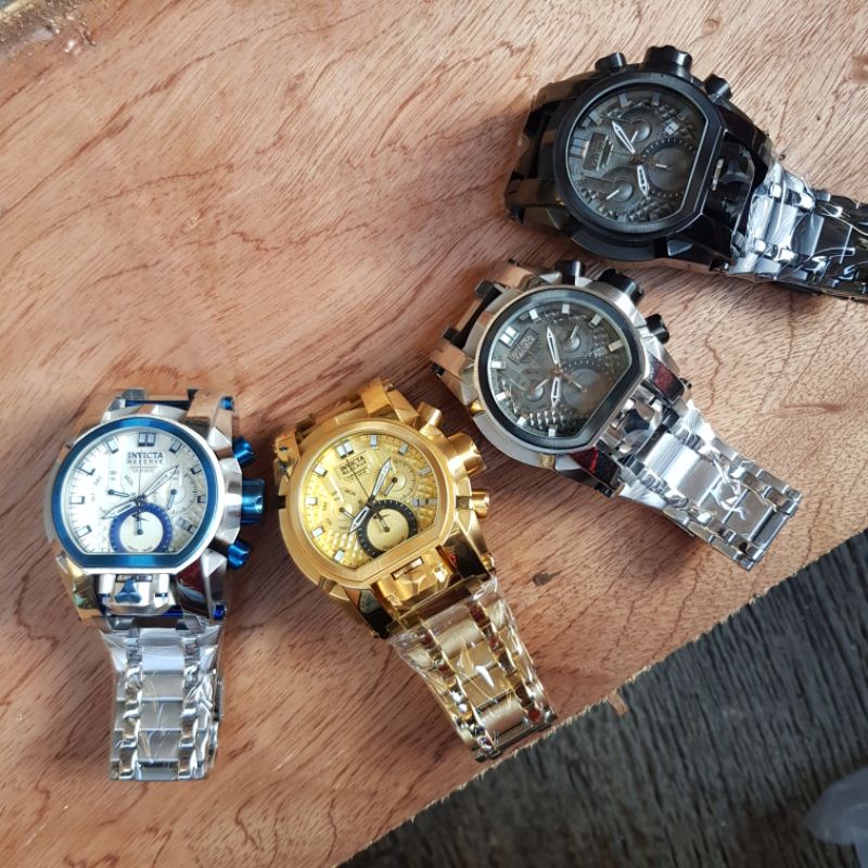 Jam Tangan Invicta Bolt Zeus Dual Time Analog Original