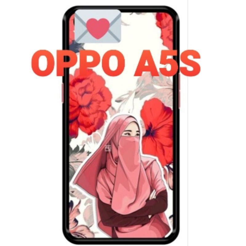 CASE AERO/SLIKON CASING HP OPPO A5S F9 A12 A7 SLIKON GAMBAR HIJAB TERBARU