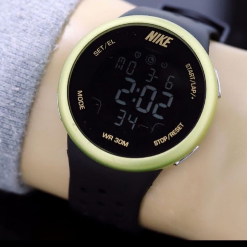 Jam tangan wanita NIKE cewek dual tone digit rubber