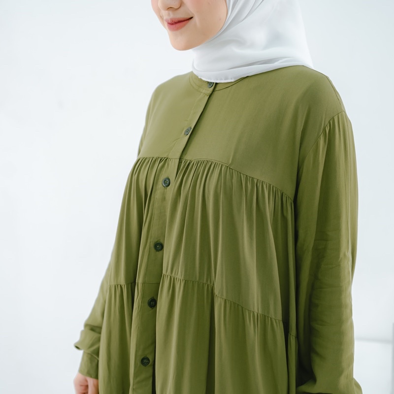 Sovva Label - Oversized Clover Set Pajamas-Army