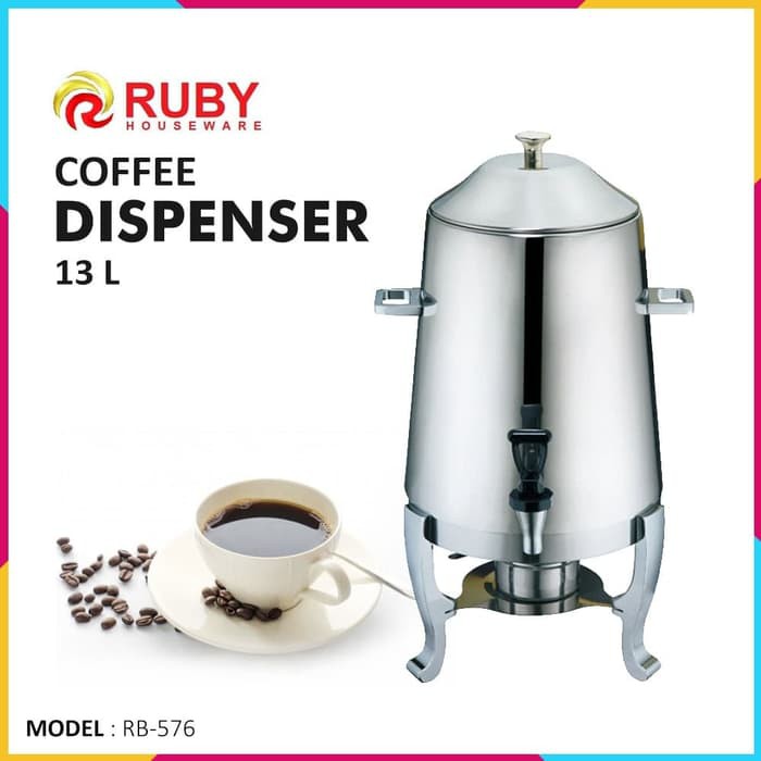 RUBY RB-576 Coffee Dispenser 13 Lt Stainless