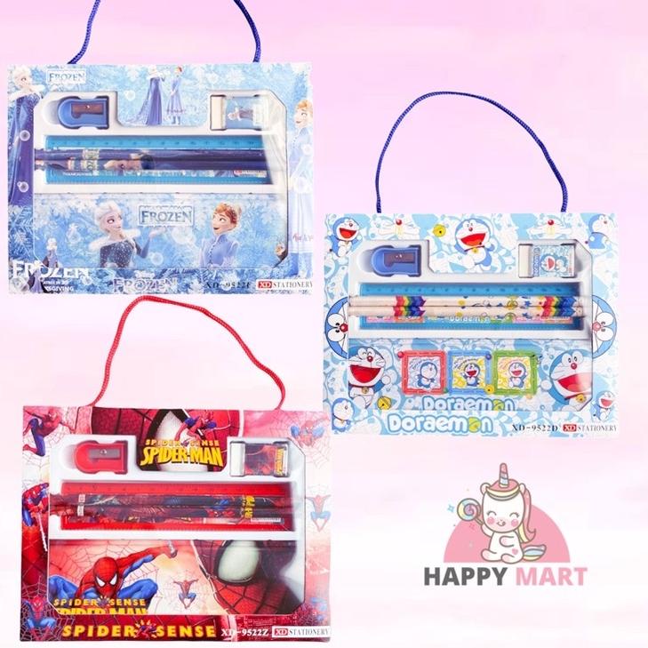 

kotak pensil Frozen / spiderman stationary set 이