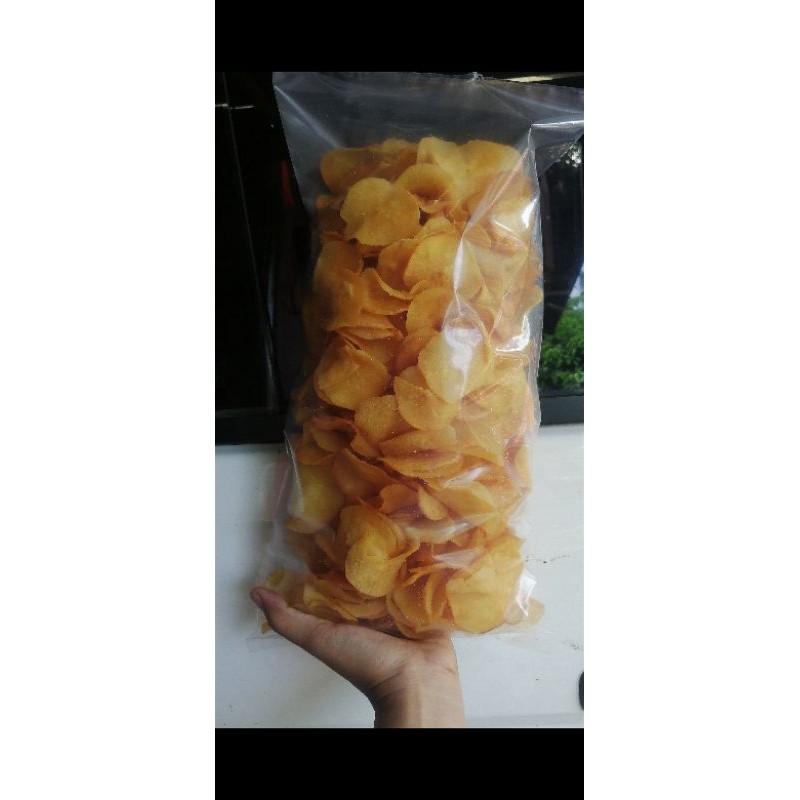 

Keripik singkong original berat 500gr (PLAIN)