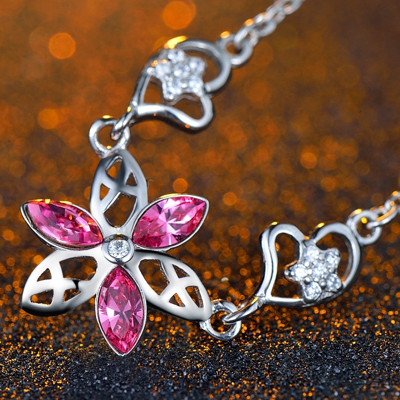 Kalung Perak / Necklace 925 Sterling Silver Wanita Cewek Korea Unik Asli S925 Cocok Hadiah KS022