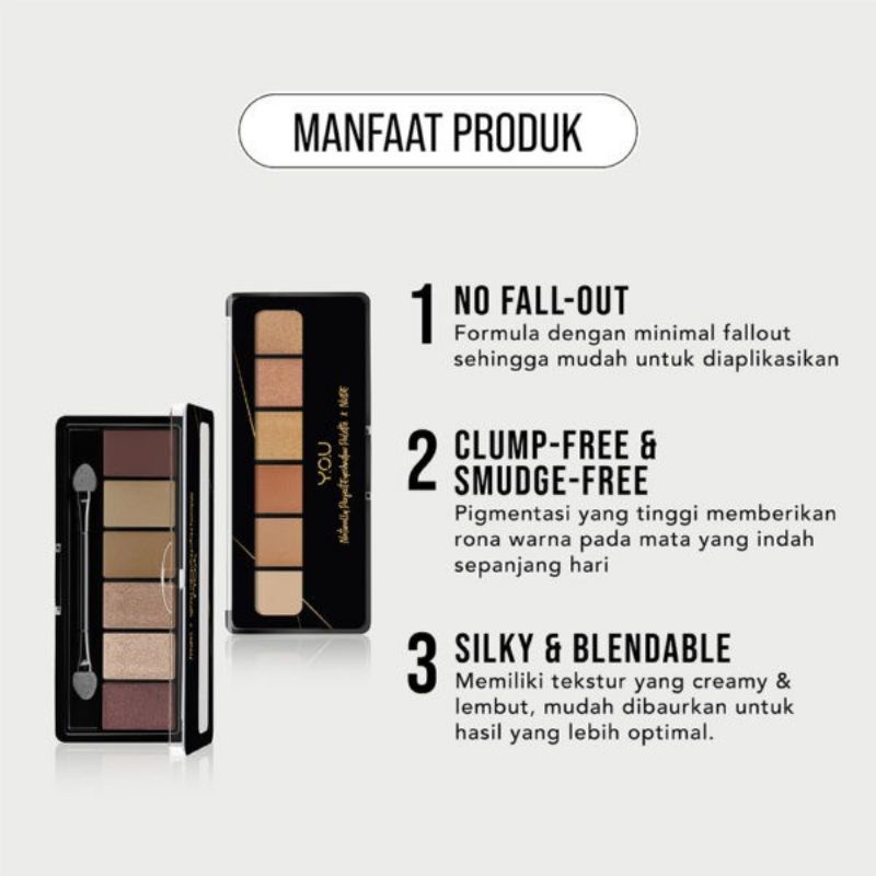 YOU BASIC COLLECTION NATURAL PERFECT EYESHADOW PALLETE