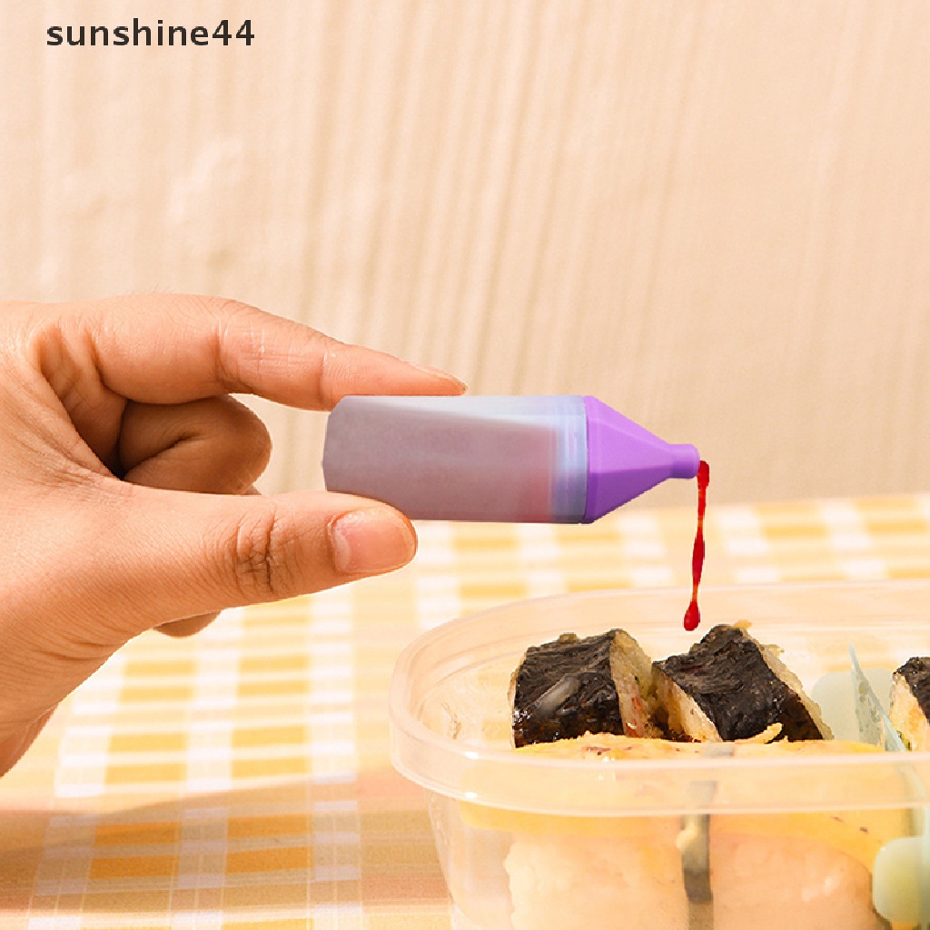 Sunshine Mini Condiment Squeeze Bottle Salad Dressing Ketchup Squeeze Jar Container .