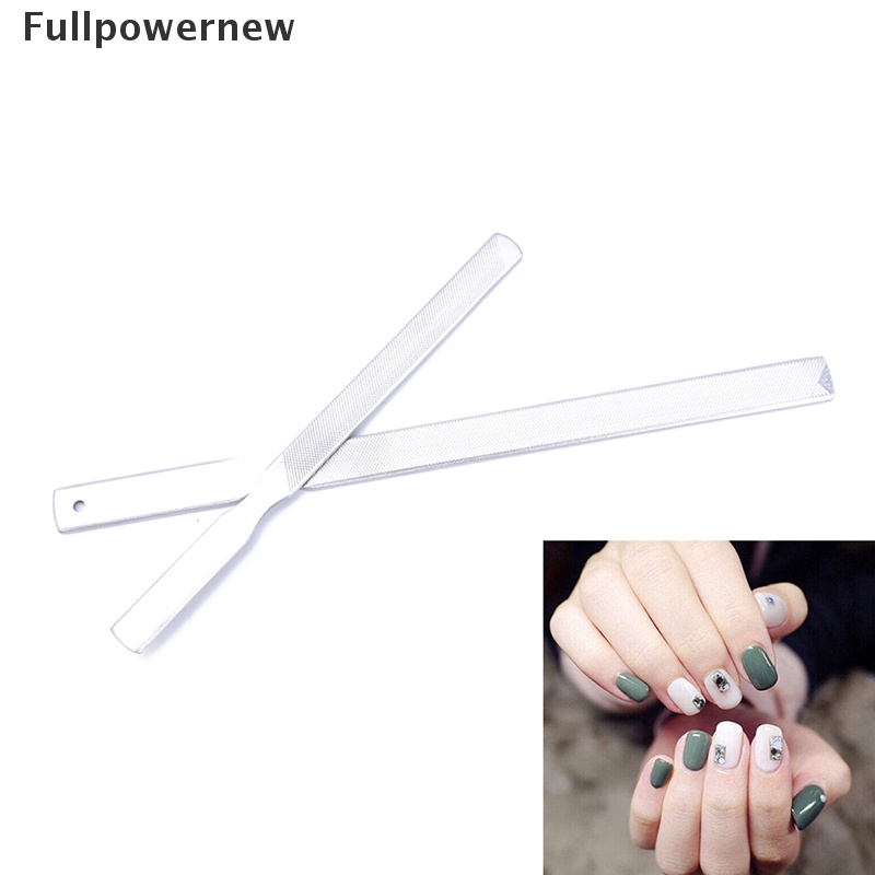 (FULL) Kikir Kuku Dua Sisi Bahan stainless steel Untuk manicure / pedicure