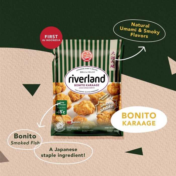 Riverland Chicken Bonito Kaarage 500gram