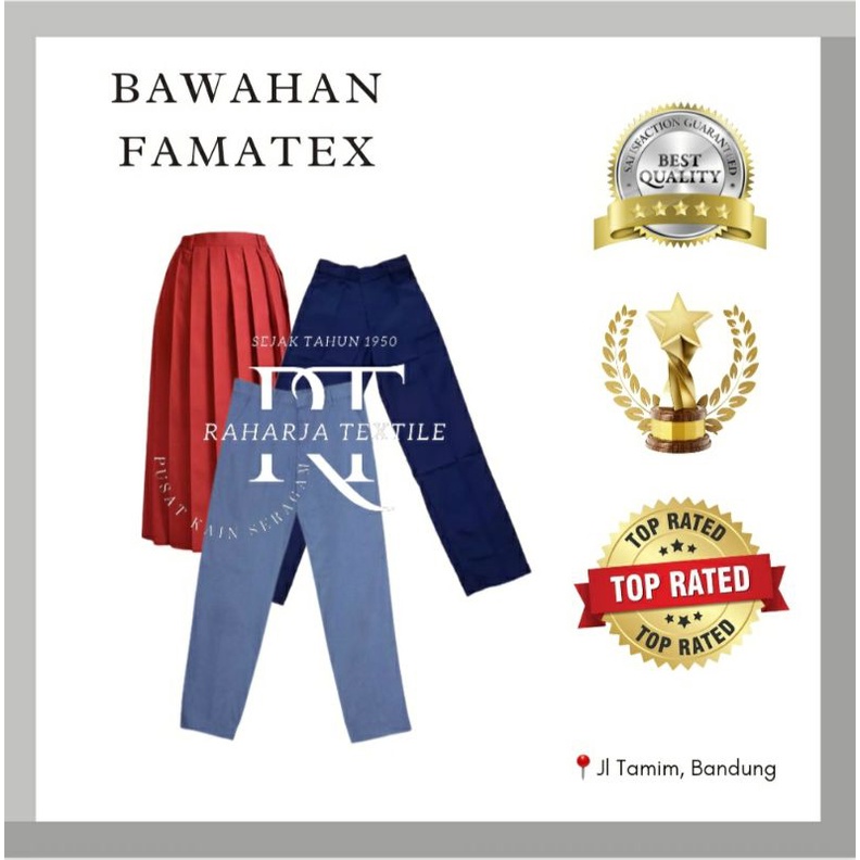 Kain Seragam Famatex Eceran Meteran