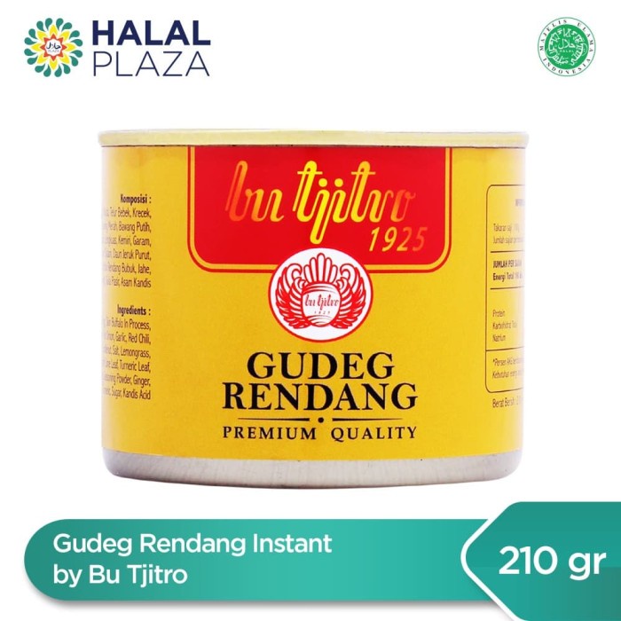 

f0fbfe0 Gudeg Rendang Instant By Bu Tjitro - Original 210Gr Ds1Gkk