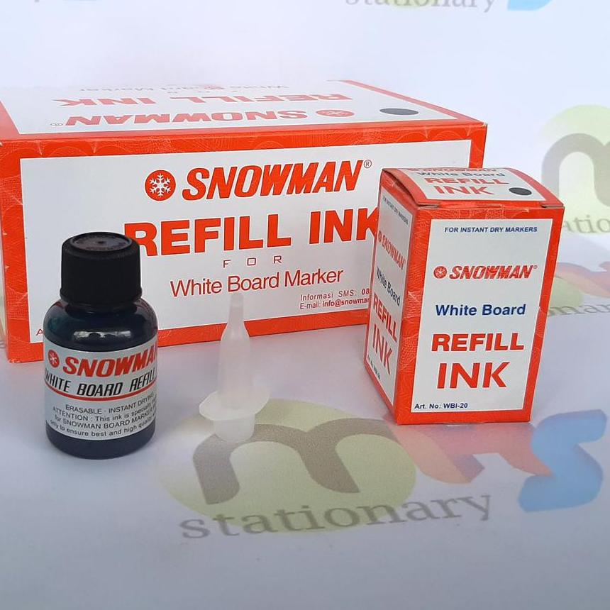 

Mall Isi Ulang / Refill Tinta Spidol Whiteboard Snowman WBI-20