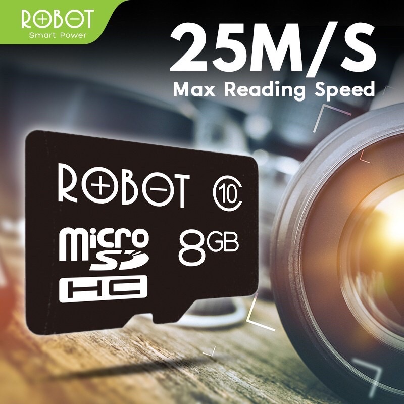 Micro SD ROBOT TF 4GB/8GB/16GB/32GB Memory Card  Kartu Memori HP Class 10 - Garansi ResmI 1 Tahun