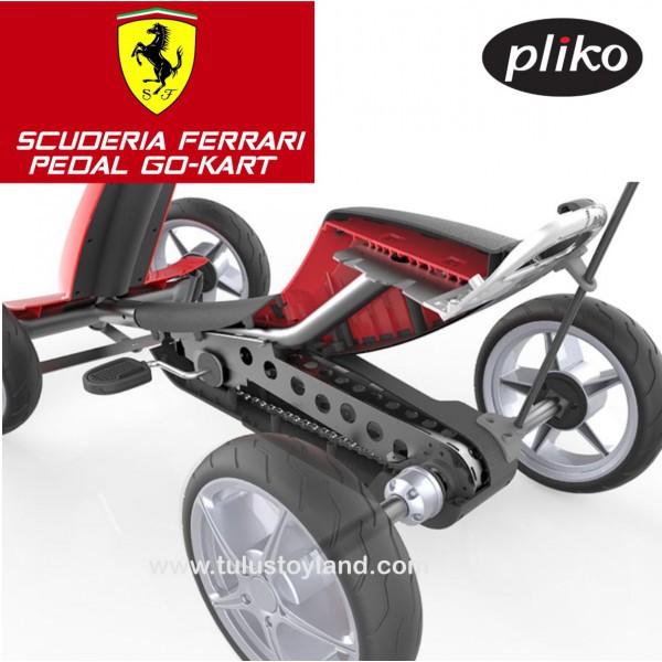 Pliko Ride On 820 Scuderia Ferrari Pedal Go Kart Trike Goes Sepeda Gokart Anak