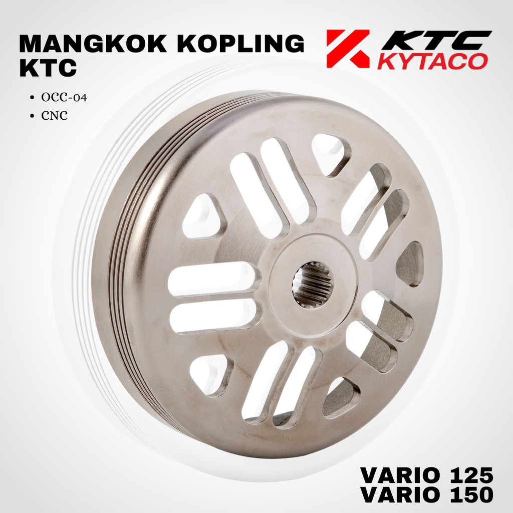 Mangkok kopling ganda otomatis ktc vario 110 125 150 OCC-04 CNC