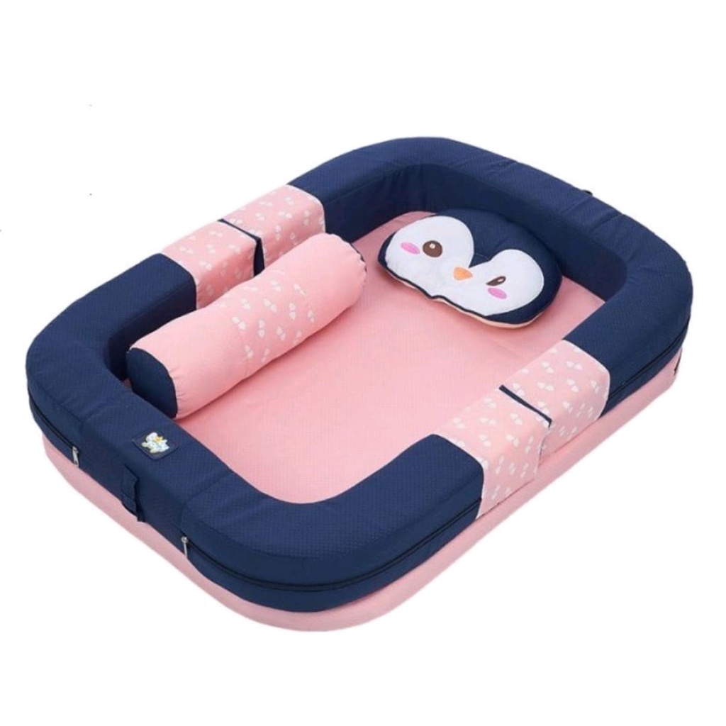 SALE !! BABY JOY KASUR BAYI KOLAM + KELAMBU PINGUIN SERIES BJK 4017 - KASURN BABY JOY TERBARU