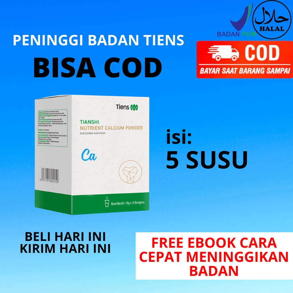 

Susu Calcium Tiens Peninggi Badan Eceran