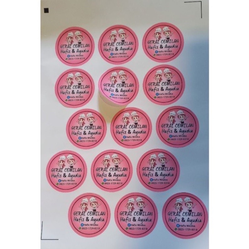 sticker Label A4