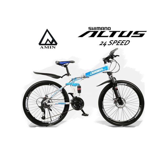 Sepeda MTB / Gunung Lipat AMIN 21 SPEED (READY STOCK)
