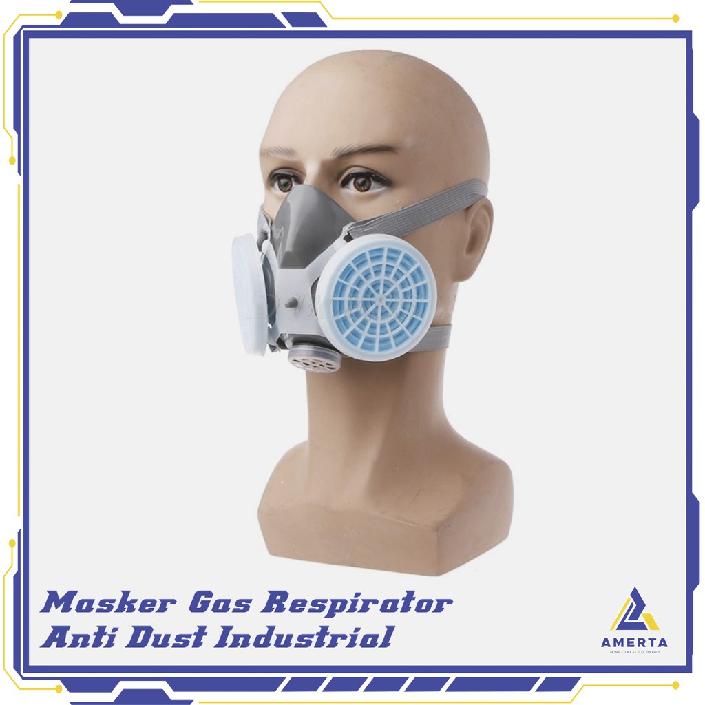 Masker Gas Respirator Anti-Dust Industrial Mask Anti Debu