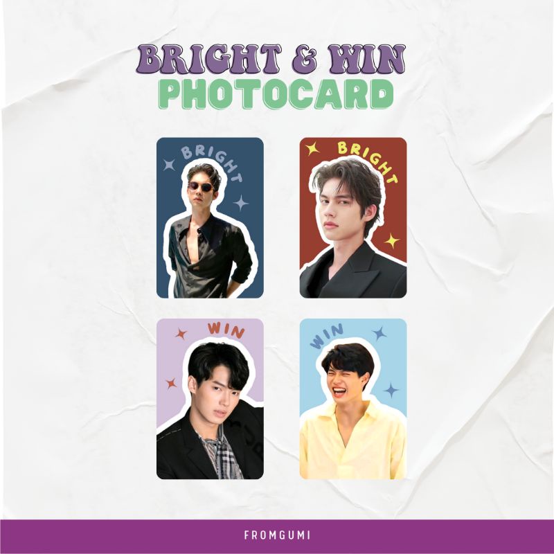 PHOTOCARD BRIGHT & WIN - THAILAND ACTOR