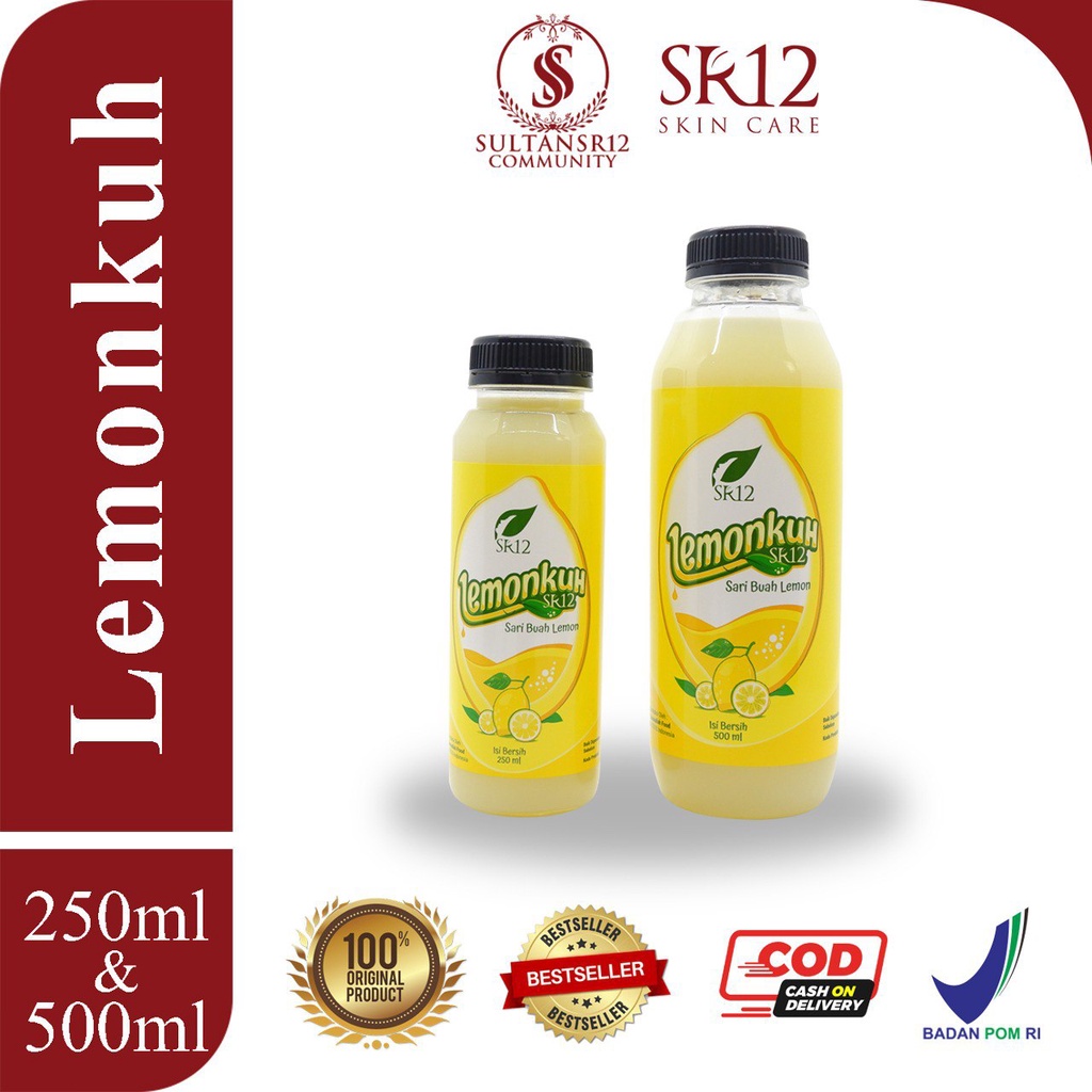 

SR12 LEMONKUH / SARI LEMON ORIGINAL / MINUMAN NUTRISI DIET DETOX HERBAL PELANGSING ALAMI