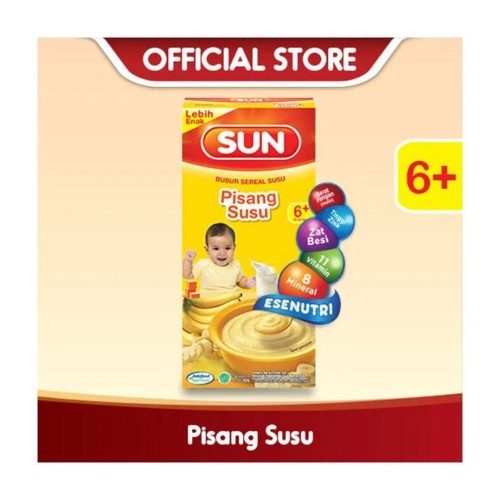 

Sun Pisang Susu 6+ 120g