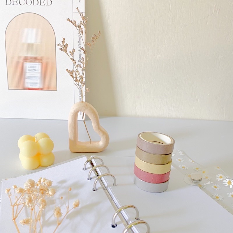 

1 pcs washi Masking Tape/Selotip BUJO Decorative Tape For Sticker