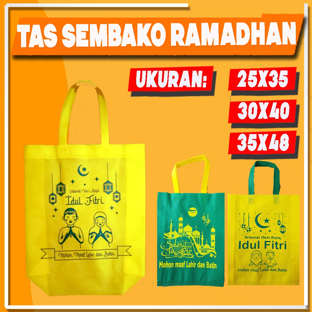 

Tas Spunbond Sembako Goodie Bag Lebaran Ramadhan Idul Fitri