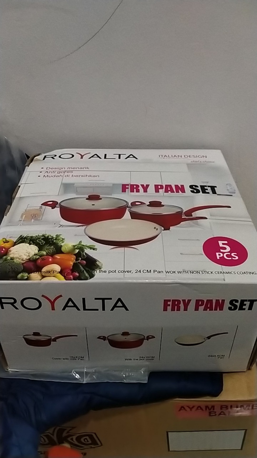 Panci Set Mewah 7 Pc Royalta Italian | Hadiah Parcel Lebaran Yang Bagus